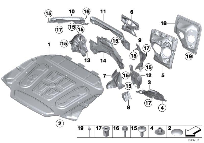 ARKA TEKER SES İZALASYONU F10/F12/F13/LCI 51487234328