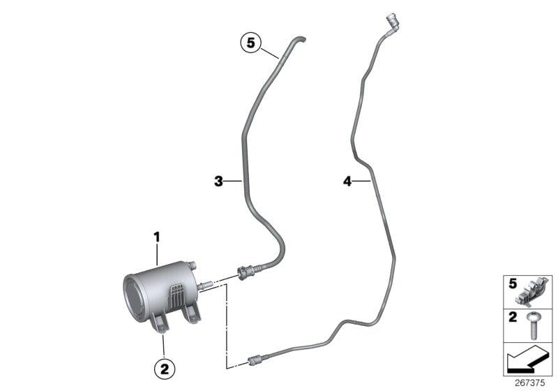 YAKIT HAVALANDIRMA BORUSU N13/N20/B38/B48 F20/F22