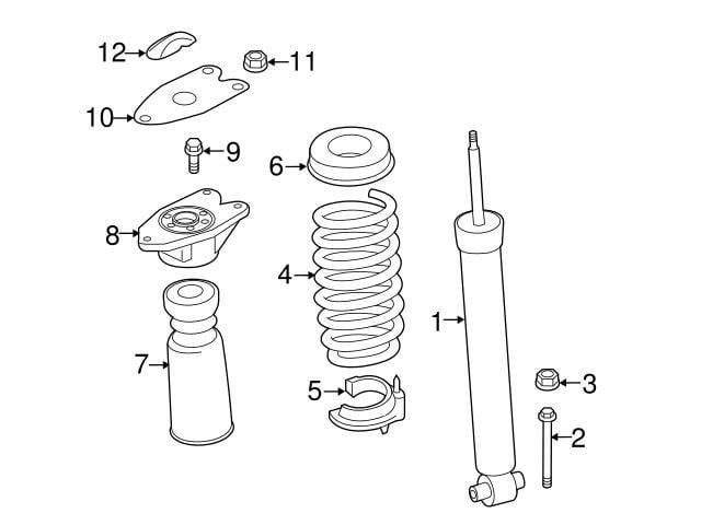 ARKA AMORTİSÖR TAKOZU F20/F30