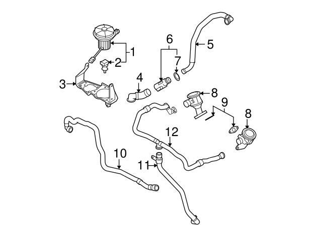 EGR HAVALANDIRMA HORTUMU M5/M6 E60/E60LCI/E63/E64