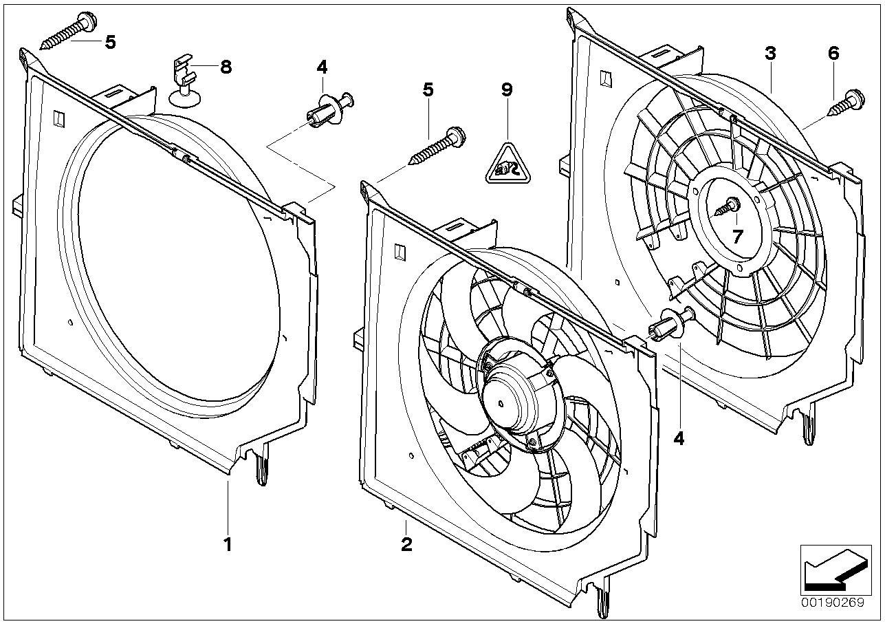 KLİMA FANI KOMPLE M47/M47N E46