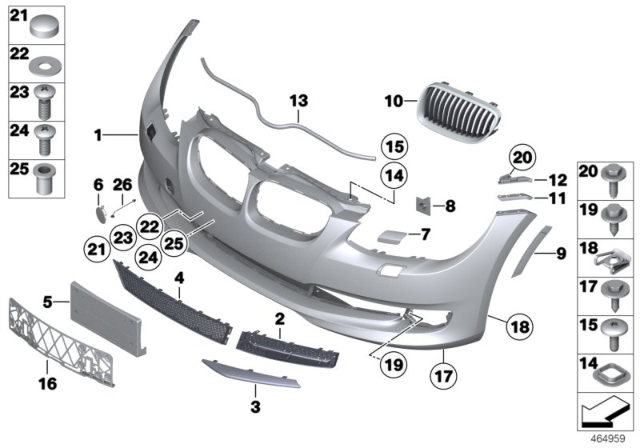 ÖN ÇEKİ DEMİR KAPAK E92LCİ / E93LCİ 51117256104