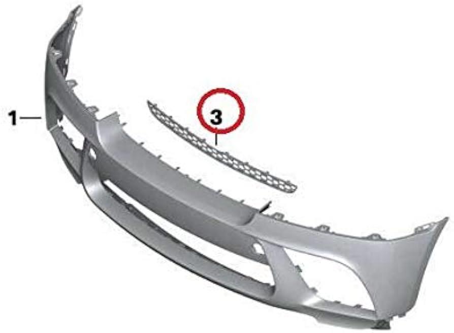 ÖN TAMPON IZGARA ÜST E71/E72 51112159276