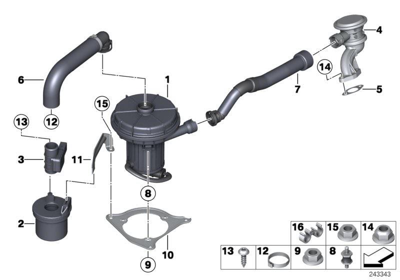 EGR HAVA VAKUM POMPASI N46N E90LCI/E60/E60LCI/E63
