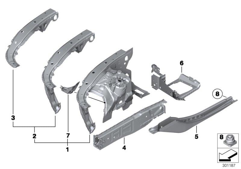 BAGLANTI SACI F10/F10LCI/F12/F01/F02 41217044669