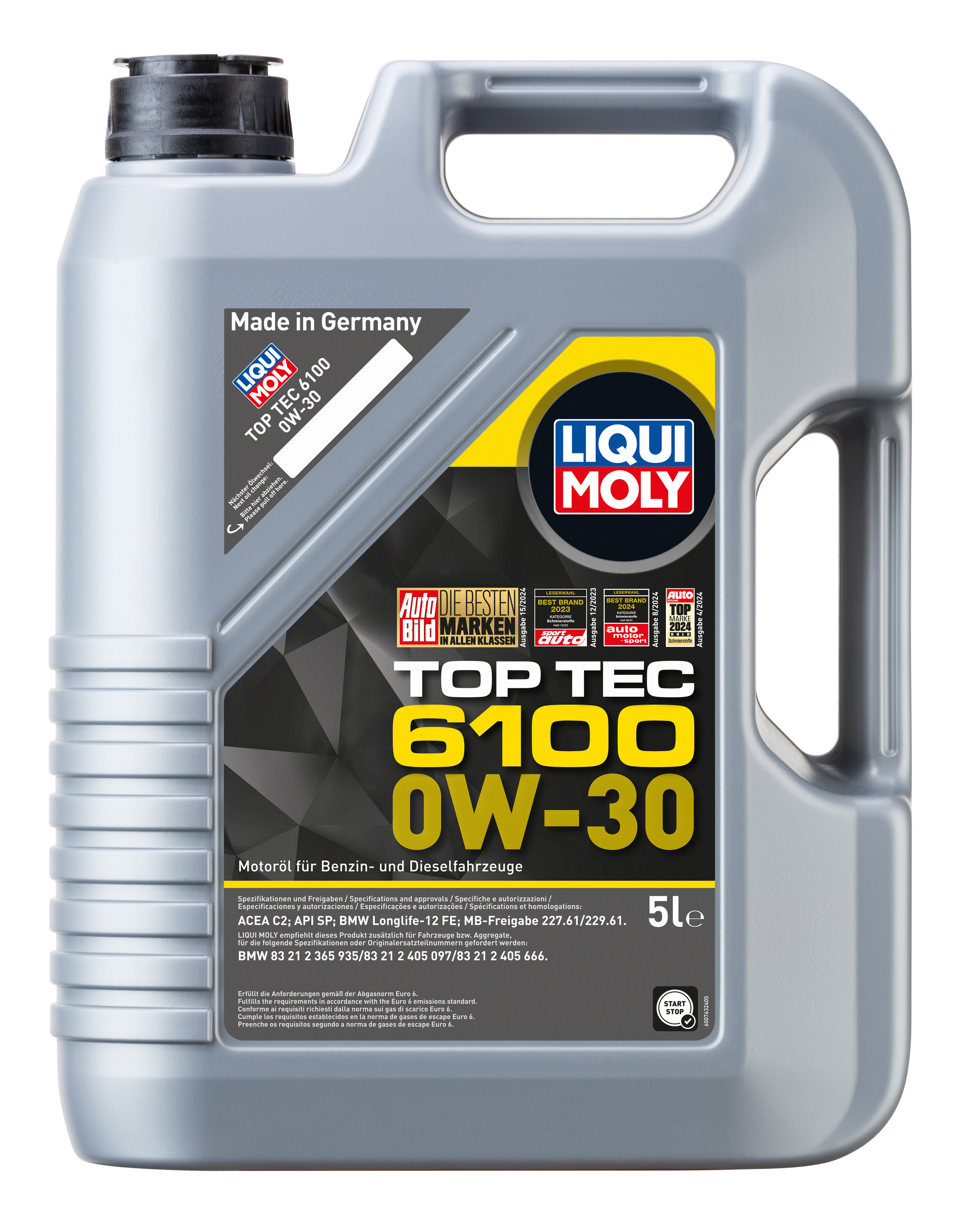 MOTOR YAĞI 0W-30 TOPTEC 6100 (5 Litre) 20779