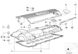 ÜST KAPAK CONTA M52 E36/E39