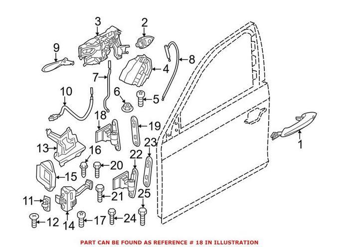 KAPI MENTEŞESİ ÜST SOL F12/F13 41007228155