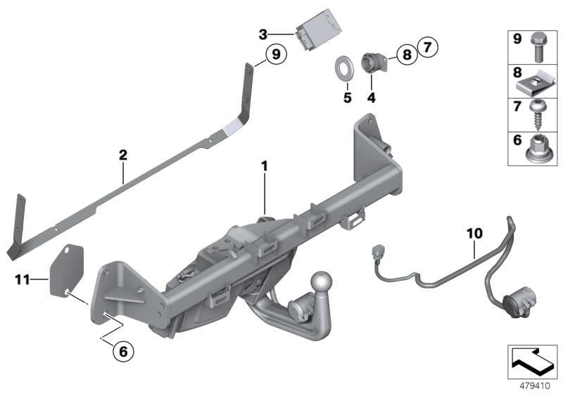 RÖMORK ÇEKİ DEMİRİ F30/F30LCI/F32 D.NO:71606883983