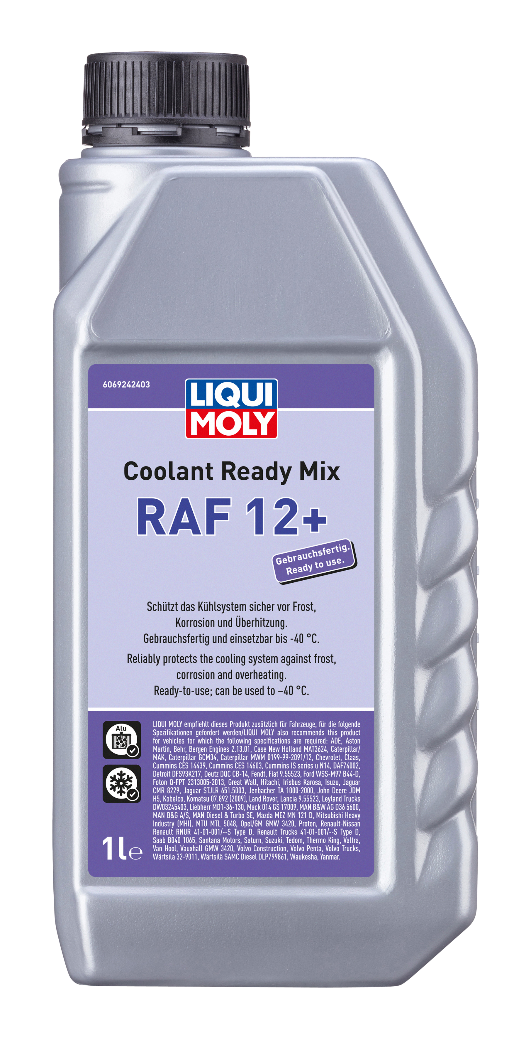 ANTİFRİZ 1 LT HAZIR COOLANT  6924