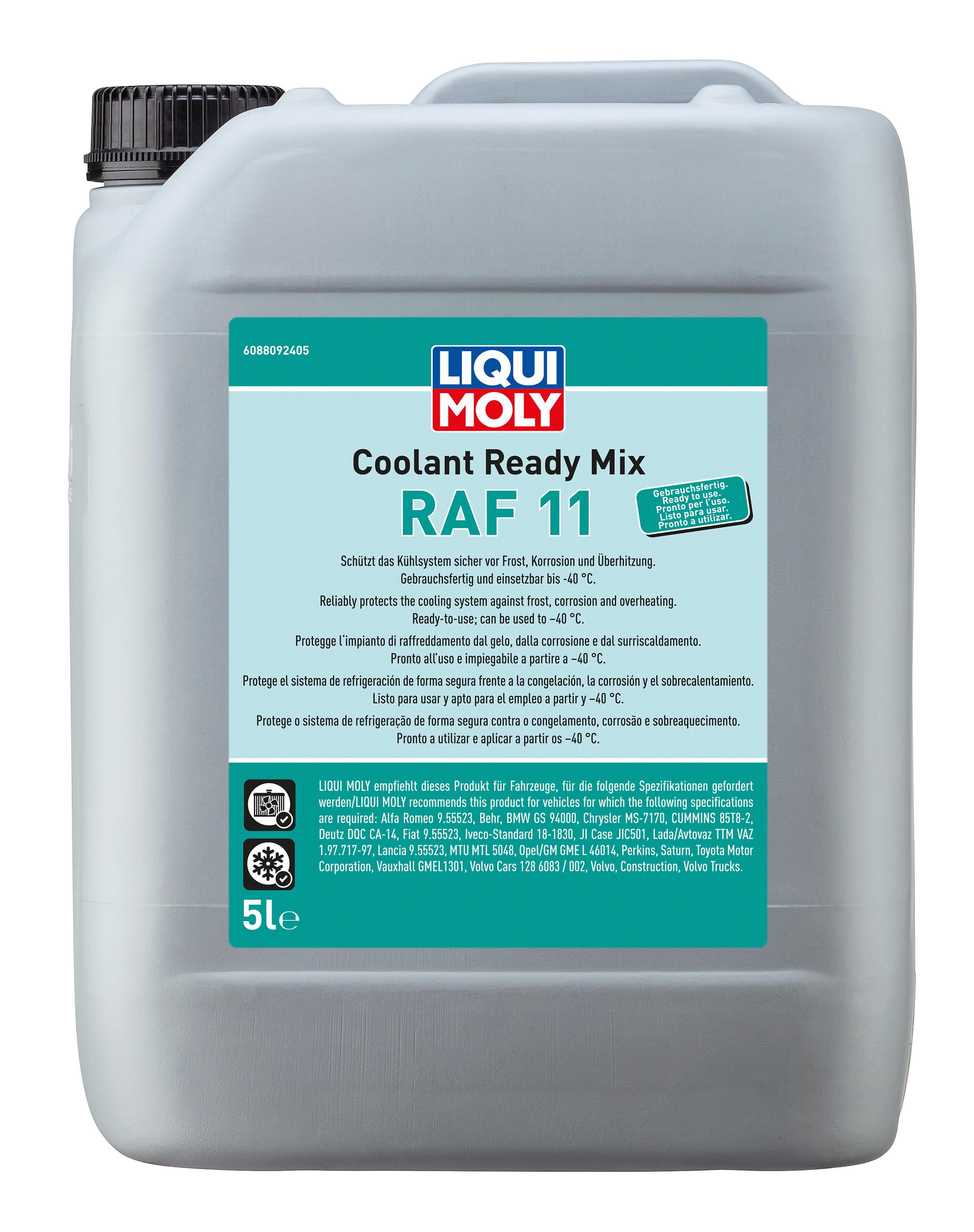 LQM-8809Antifriz Kullanıma Hazır  RAF 11 (–40°C/G11/KFS11) (5 Litre) 8809LIQUI MOLY