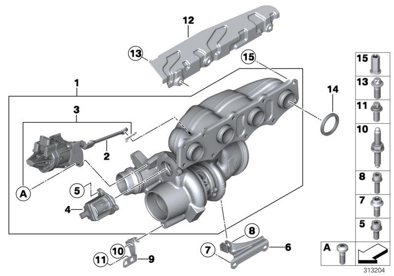 BMW TURBO AYAR ÜNİTESİ ( 8 485 115 117 ) F20/F30/F32/F10/F15/E84 11657638783