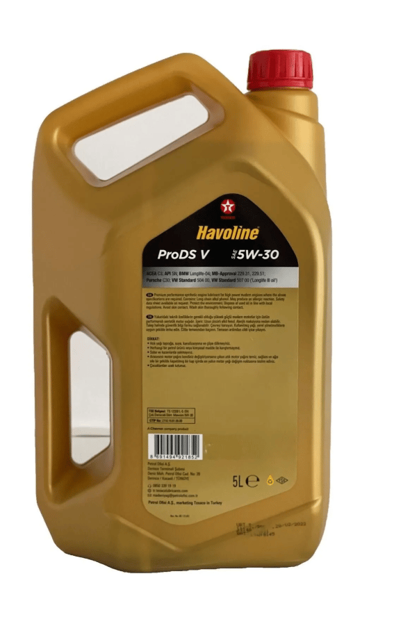 TEXACO Havoline ProDS V SAE 5W-30 =2020 5 LT