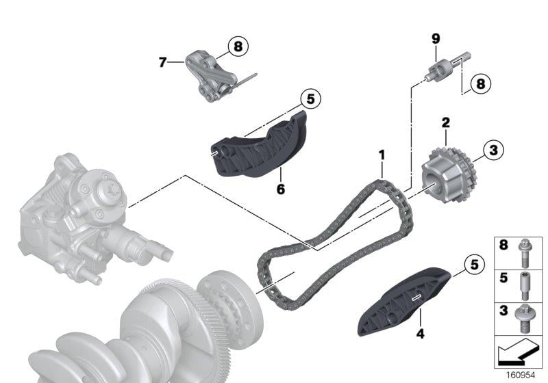 ZİNCİR BMW DİŞLİSİ N47/N47N 13527797906