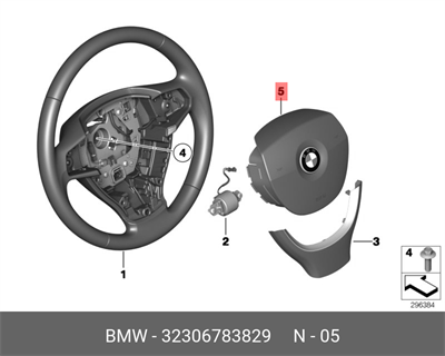 DİREKSİYON AİRBAG F10/F10LCI 32306783829