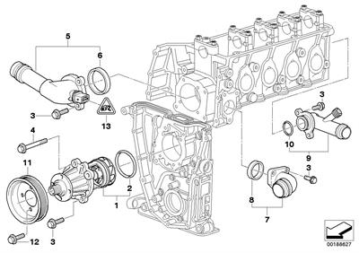 BMW SU FLANŞI M43/E46 11531743329