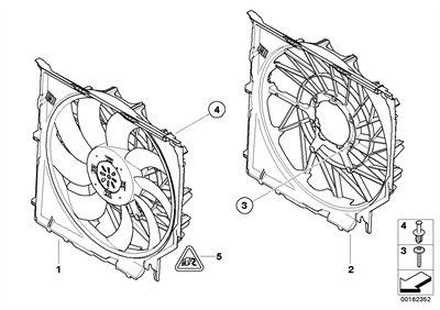 BMW FAN DAVLUMBAZI E83/E83LCI 17113415242