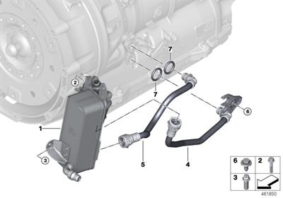 BMW ŞANZIMAN YAĞ SOĞUTUCU 17218514515