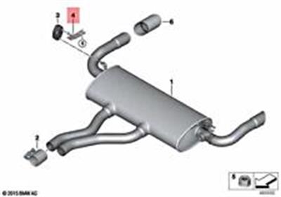 BMW EKSOZ TAŞIYICI ASKI TDS / E36/E38/E39 MANUEL 18212246213