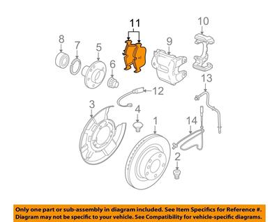 BMW ARKA FREN BALATASI E84-E87-E90 34216774692