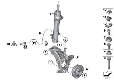 ABS SENSÖRÜ ÖN R60/R61 34529808193