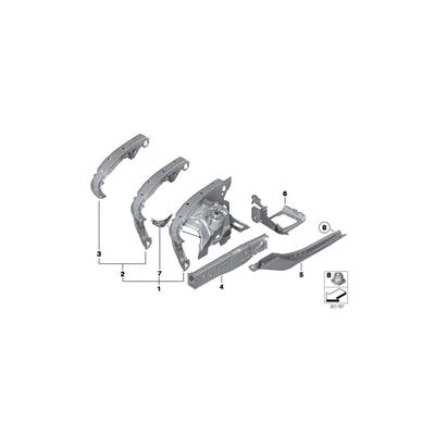 BAGLANTI SACI F10/F10LCI/F12/F01/F02 41217044669