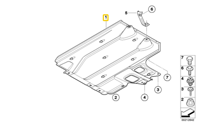ARAÇ ALT BAKALİTİ SAĞ R55/R55LCI/R56/R56LCI 51752755792
