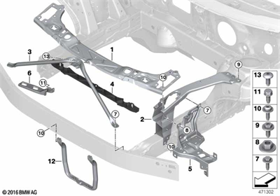 BMW FAR ALT SACI SAĞ F48 51647342502