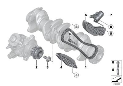 ZİNCİR PALETİ KIZAK N47/N47N E90/F30/F34/E60/F10