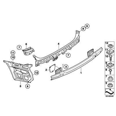 ARKA STOP ALT KILAVUZU BAKALİTİ SAĞ E90/E90LCI 51127118194