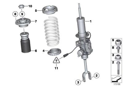 ÖN AMORTİSÖR KÖRÜK F10/F10LCI/F06/F06GC/F12/F12LCI