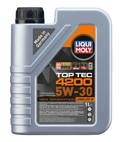 MOTOR YAĞI 5W30 (1 Litre) TOPTEC 4200 8972