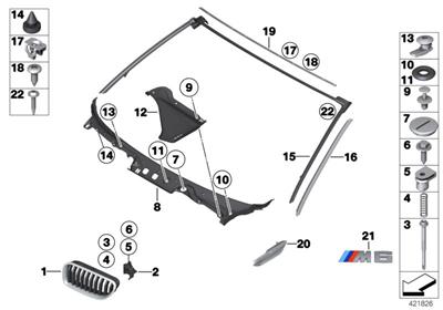 CAM KENAR ÇITASI SAĞ CHROM F12/F12LCI/F13 51767221308