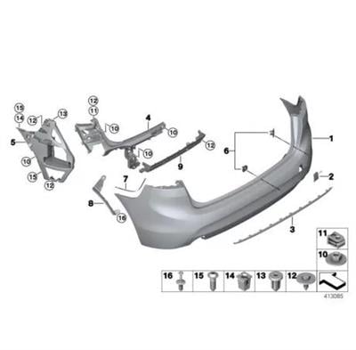 ARKA TAMPON F45 ACTİVE TOURER PDCLİ 51122574882