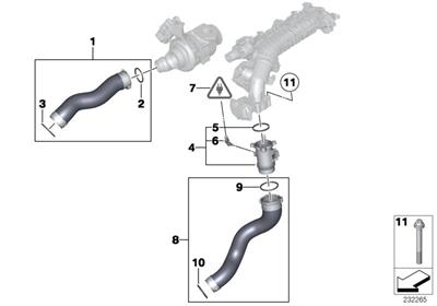 TURBO HORTUMU N47N 3.18D E90LCI