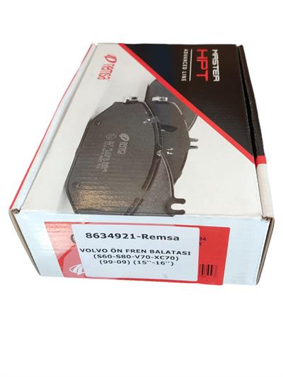 VOLVO ÖN FREN BALATASI S60-S80-V70-XC70 1999-2009 15-16 8634921 Remsa