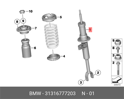 ÖN AMORTİSÖR F12/F12LCI 
