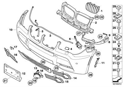 ÖN ÇEKİ DEMİR KAPAK M E83/E83LCI 51113415599