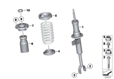 AMORTİSÖR TAPASI F10/F01/F02/F12/F13
