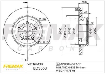 ARKA FREN DİSKİ F10/F10LCI 34216775287