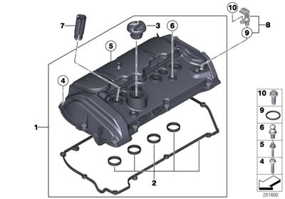 SİBOP KAPAK CONTASI N13 F20/F30 R55/R56/R57LCI