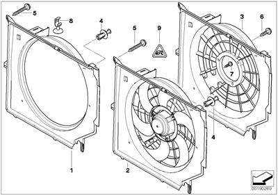 KLİMA FANI KOMPLE M47/M47N E46