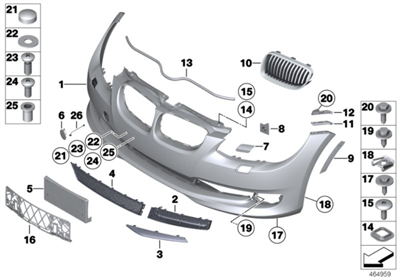 ÖN ÇEKİ DEMİR KAPAK E92LCİ / E93LCİ 51117256104
