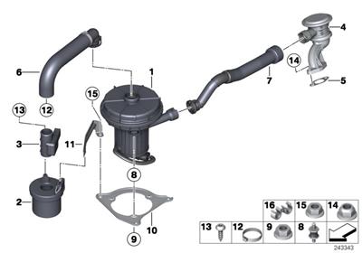 EGR HAVA VAKUM POMPASI N46N E90LCI/E60/E60LCI/E63