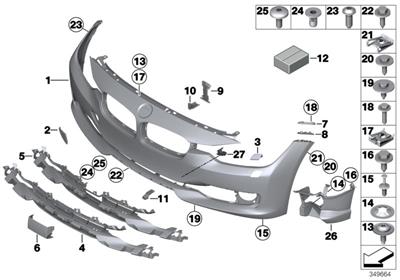 ÖN TAMPON F30 PDC+PMA+SVC 51117293026