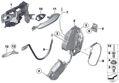 KAPI İÇ AÇMA MANDALI F10/F10LCI 51217225690