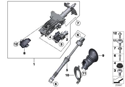 DİREKSİYON MİLİ E60/E60LCI/E63/E64 