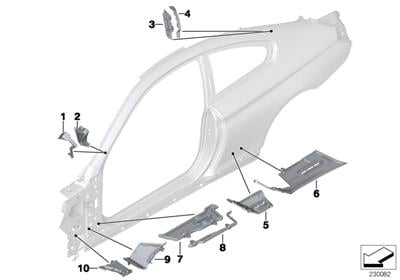 BAGLANTI SACI F10/F10LCI/F12/F01/F02 41217044670