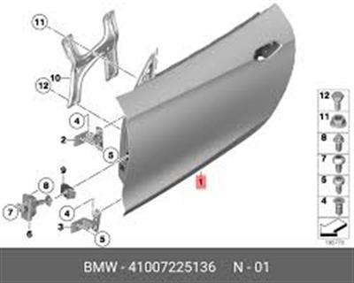 BMW ÖN KAPI SAĞ Z4/E89 41007225136