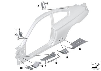 BAGLANTI SACI F10/F10LCI/F12/F01/F02 41217044670